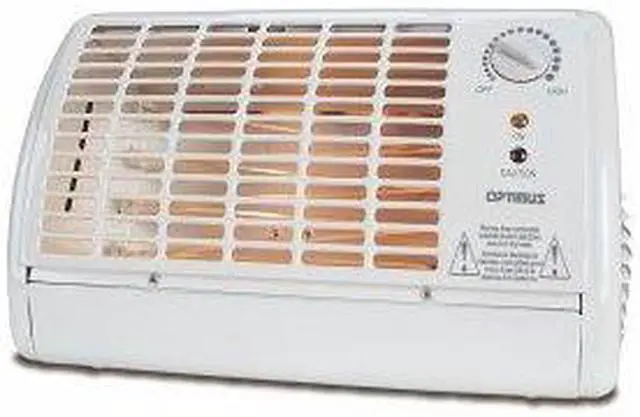 Alt view image 4 of 4 - Portable Fan Forced Radiant Heater with Thermostat