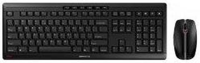 Alt view image 13 of 13 - CHERRY STREAM DESKTOP Keyboard & Mouse - USB Wireless 104 Key - English (US) - Black - USB Wireless Mouse - Optical - 2400 dpi - 6 Button - Scroll Wheel - Black - Volume Up, Mute, Volume Down, Pre