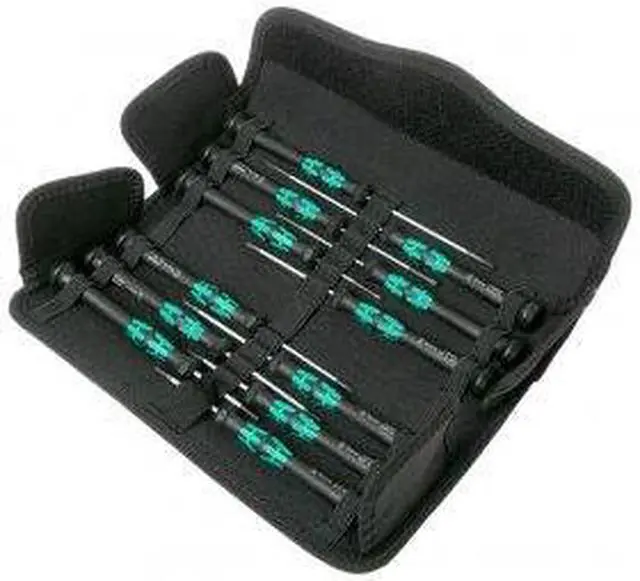 Alt view image 9 of 9 - Wera 073675 Kraftform Micro-Set/12 SB 1 Screwdriver set for electronic applications