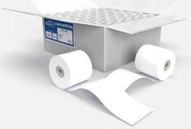 Alt view image 3 of 3 - 2-1/4" x 85' 1-Ply Thermal Paper POS Rolls (Carton of 72 Rolls)