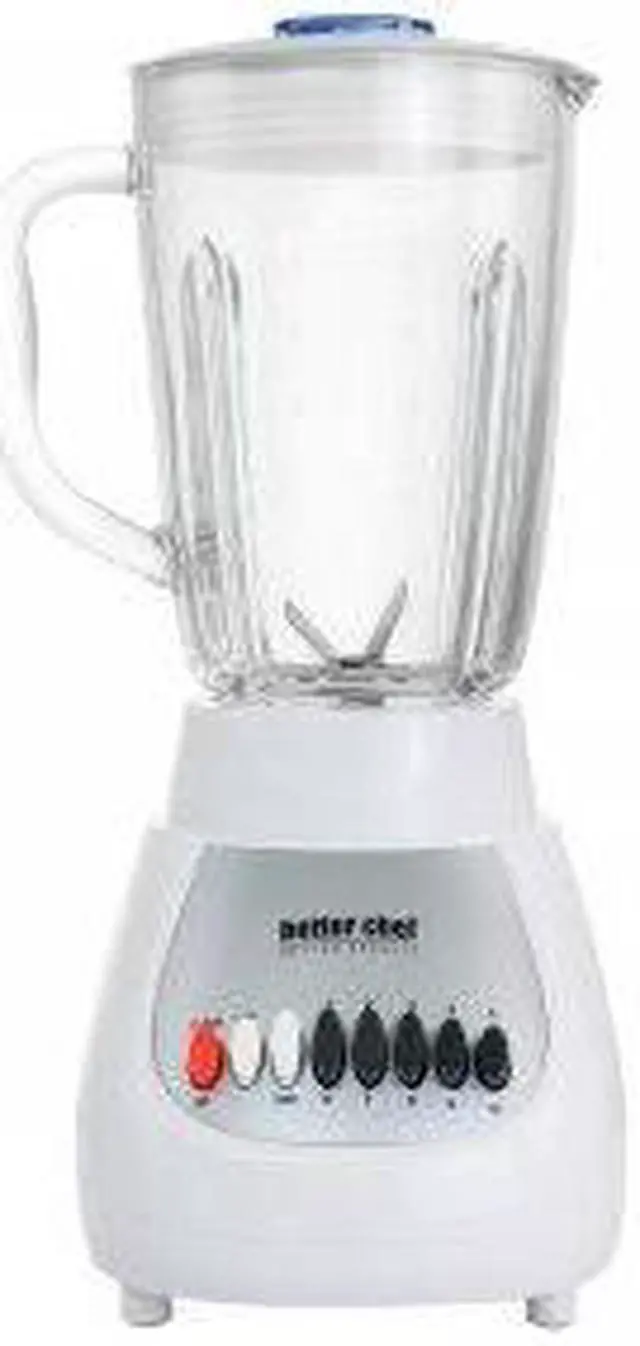 Alt view image 9 of 9 - Better Chef 10-Speed 350 Watt 42 Ounce Glass Jar Blender in White/Silver