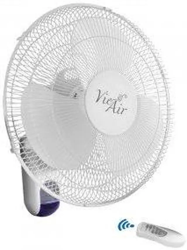 Alt view image 14 of 14 - vie air 16" plastic wall fan with remote control in white