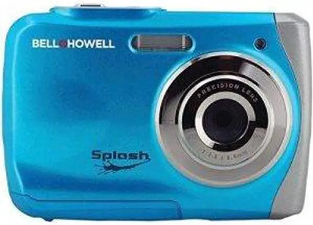 Alt view image 11 of 11 - Bell+Howell Splash WP7 12 MP Waterproof Digital Camera Blue