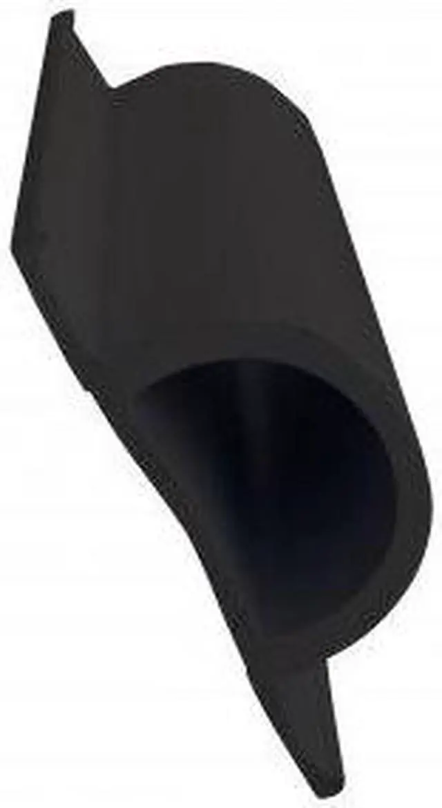 Alt view image 8 of 8 - Dock Edge + D PVC Profile Dock Guard Black 16'