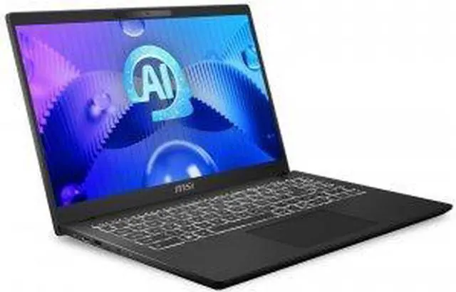 Alt view image 9 of 14 - MSI Modern 15 H AI C1M Modern 15 H AI C1MG-060US 15.6" Notebook - Full HD - Intel Core Ultra 9 185H - 64 GB - 1 TB SSD - Core Black - Intel Chip - 1920 x 1080 - Windows 11 Pro - Intel Arc Graphic