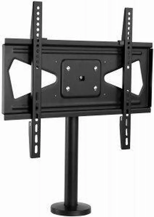 Alt view image 8 of 9 - Mount-It! Bolt Down TV Stand | Heavy Duty Swivel |Fits 32- 55 Inch TVs