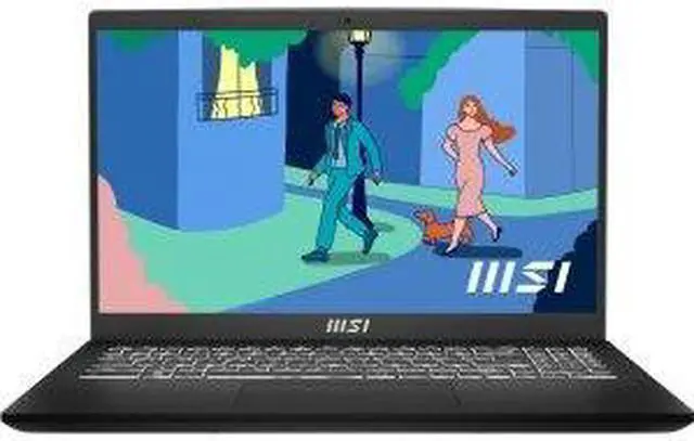Alt view image 9 of 9 - MSI Modern 15 B13M Modern 15 B13M-1016US 15.6" Notebook - Full HD - Intel Core i7 13th Gen i7-1355U - 16 GB - 512 GB SSD - Core Black - Intel Chip - 1920 x 1080 - Windows 11 Pro - Intel Iris Xe G