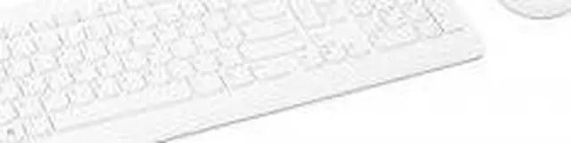Alt view image 12 of 12 - Lenovo 510 Wireless Combo Keyboard & Mouse (White) - US English