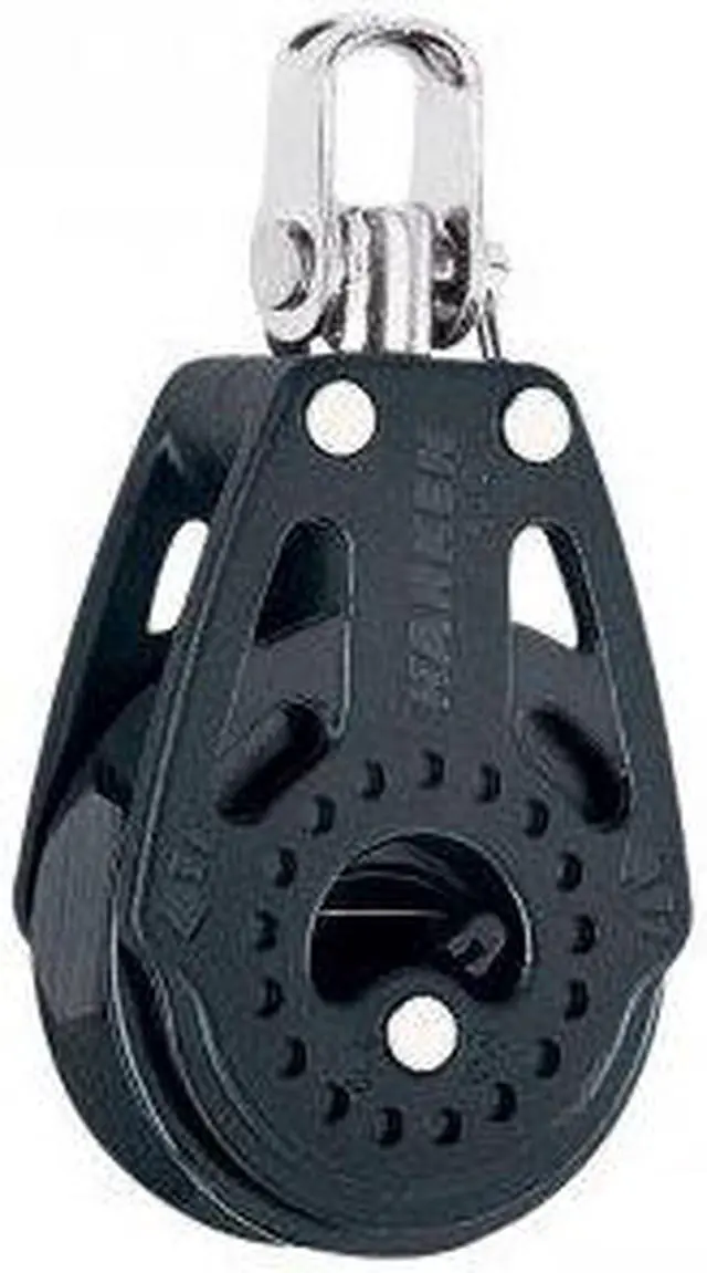 Alt view image 3 of 3 - Harken 40mm Carbo Single Ratchet Block w/Swivel