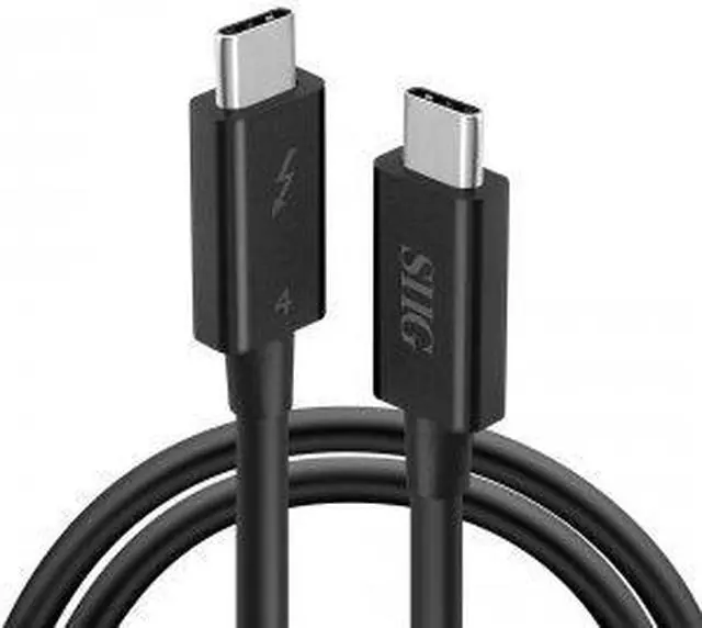 Alt view image 6 of 6 - SIIG Thunderbolt 4 Cable 2.3ft 0.7M 8K@60Hz Display 40Gbps Data Transfer Up to 240W Charging Intel Thunderbolt Certified CB-TB0211-S1 Brown Box