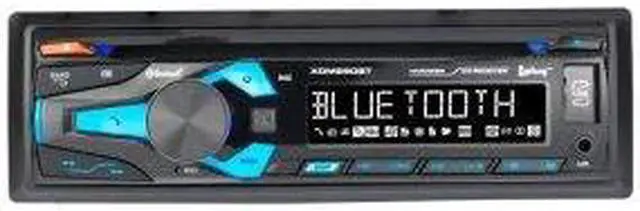 Alt view image 4 of 4 - Dual Single DIN Fixed Face CD/MP3 Player AM/FM Receiver with Bluetooth, USB Input, Voice Activation, and Smart App Integration