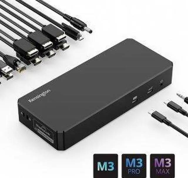Alt view image 15 of 17 - Kensington SD4790-MAC EQ USB-C DisplayLink Triple 4K Docking Station K33621NA