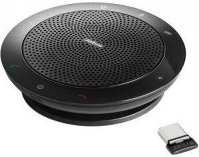 Alt view image 3 of 3 - Jabra Speak 510 Speakerphone - USB - Headphone - Microphone - Battery - Desktop