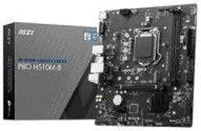 Alt view image 7 of 8 - MSI PRO H510M-B Desktop Motherboard - Intel H470 Chipset - Socket LGA-1200 - Micro ATX - Core i3, Core i5, Core i7, Core i9, Pentium Gold, Celeron Processor Supported - 64 GB DDR4 SDRAM Maximum RAM -