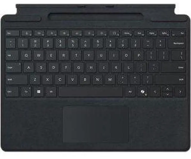 Alt view image 6 of 8 - Microsoft Keyboard/Cover Case Microsoft Surface Pro Tablet  8XB-00139
 - Black