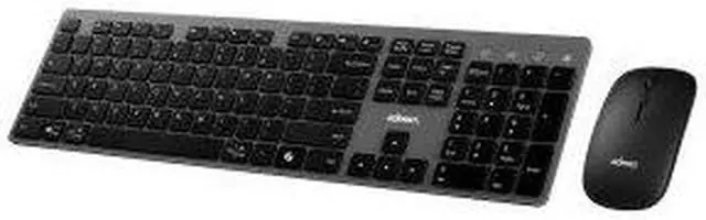 Alt view image 9 of 10 - Adesso EasyTouch 7300 USB C Wireless Scissor Switch Keyboard and Mouse Combo