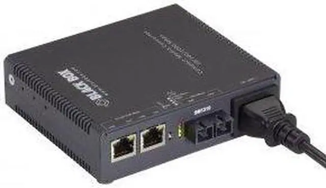 Alt view image 5 of 6 - Black Box Gb ETH MED Conv 2-10/100/1000 COP 100/1000 SM FBR 1310nm 10km SC