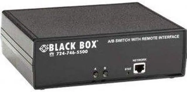 Alt view image 14 of 14 - Black Box CAT6 Remotely Controlled Layer 1 A/B Switch, Latching, Ethernet, RS-232