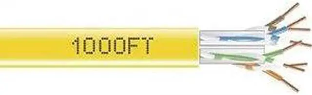 Alt view image 5 of 5 - Black Box EYN872A-PB-1000 1000FT GigaBase 350 Cat.5e Bulk UTP Cable - Yellow