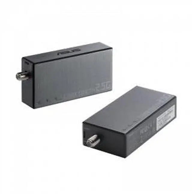 Alt view image 5 of 7 - ASUS 2.5Gbps Ethernet over Coax Adapter (MA-25 1 pack), MoCA 2.5, High speed internet, Mesh backhaul, TV streaming, MPS security, wall-mountable