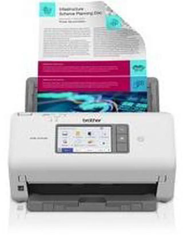 Alt view image 10 of 10 - Brother ADS4700W 24 bit Dual CIS 600 x 600 dpi Sheet Fed Professional Desktop Scanner