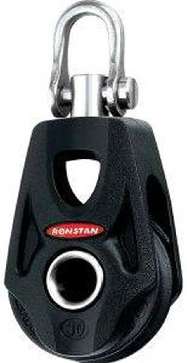 Alt view image 2 of 2 - Ronstan Series 30 Ball Bearing Orbit Block - Single - Becket - Swivel Shackle Head