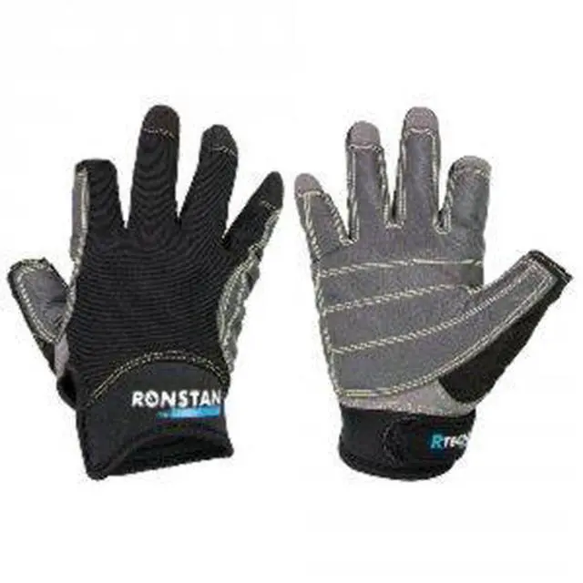 Alt view image 4 of 4 - Ronstan Sticky Race Gloves - 3-Finger - Black - S
