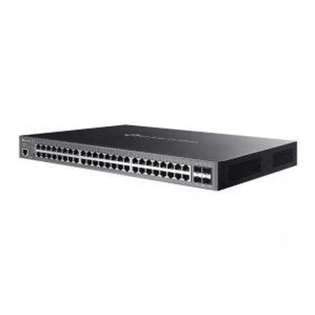 Alt view image 7 of 10 - TP-Link Omada SG3452XMPP Ethernet Switch - 48 Ports - Manageable - Gigabit Ethernet - 10/100/1000Base-T, 10GBase-X - 3 Layer Supported - 913.40 W Power Consumption - 750 W PoE Budget - Twisted Pair, O