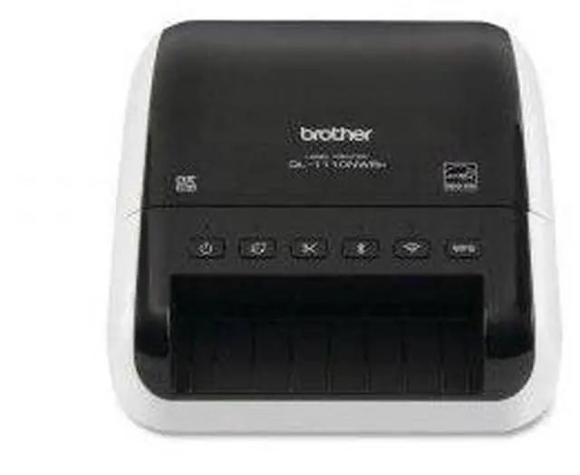Alt view image 14 of 14 - Brother QL-1110NWB Desktop Direct Thermal Monochrome Label Printer
