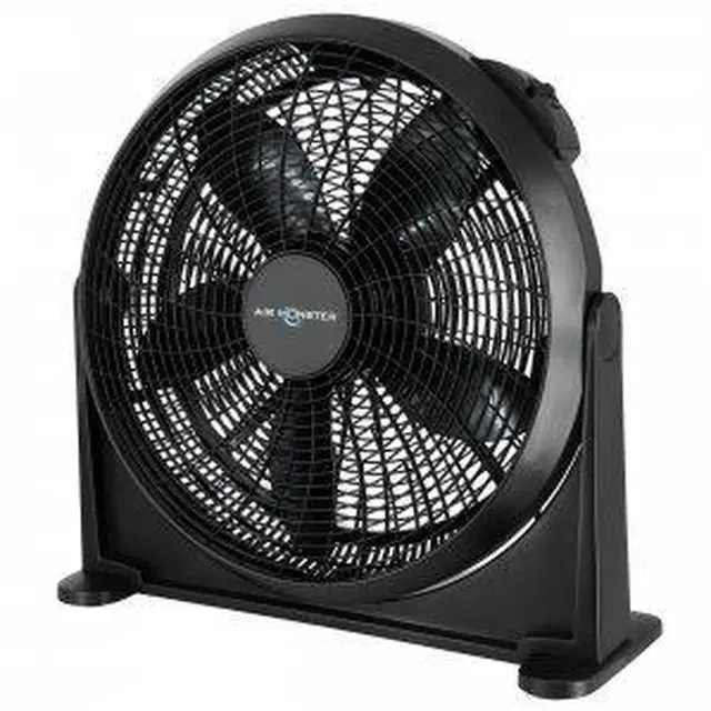 Alt view image 7 of 7 - Air Monster 20 Inch Air Circulator Wall Mountable 3 Speed Fan in Black
