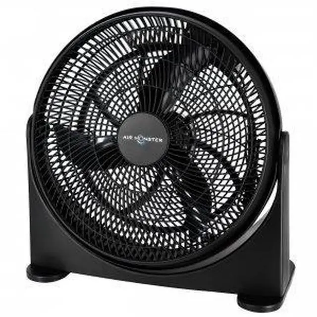 Alt view image 7 of 7 - Air Monster 16 Inch Air Circulator 3 Speed Adjustable Angle Floor Fan in Black