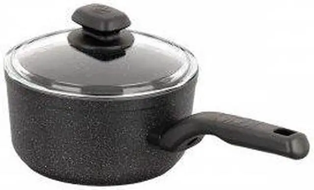 Alt view image 5 of 5 - Korkmaz Ornella 2 Piece 2 Liter Quart Aluminum Nonstick Saucepan with Lid