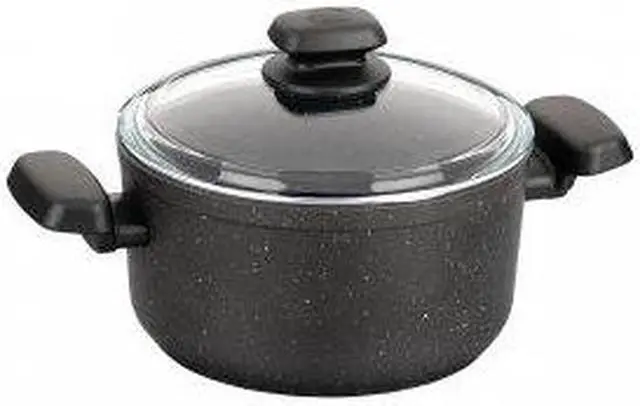 Alt view image 6 of 6 - Korkmaz Ornella 2 Piece 5 Liter Aluminum Nonstick Casserole Dish with Lid