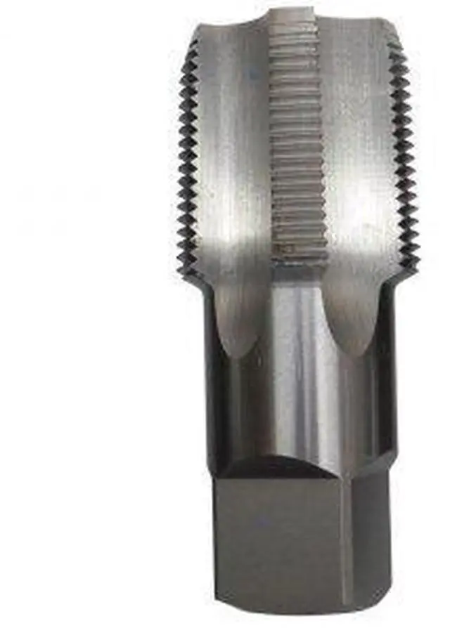 Alt view image 6 of 6 - Drill America DWTPT Series Qualtech Carbon Steel Pipe Tap, Uncoated (Bright) Finish, Round with Square End Shank, 1-1/2"-11-1/2 NPT (Pack of 1)