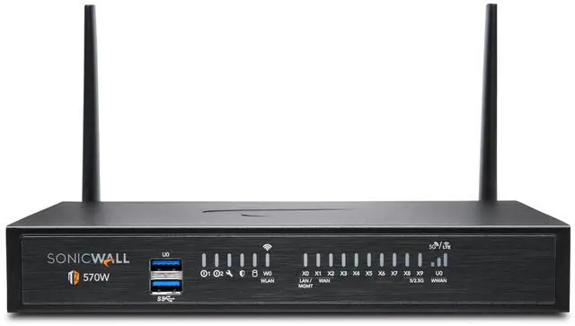 Alt view image 4 of 4 - SonicWall TZ570W Wireless Firewall (Gen 7) w/ Secure Upgrade Plus (3-Year Essential Protection Security Suite) and 1 Year CSE | 03-SSC-3024