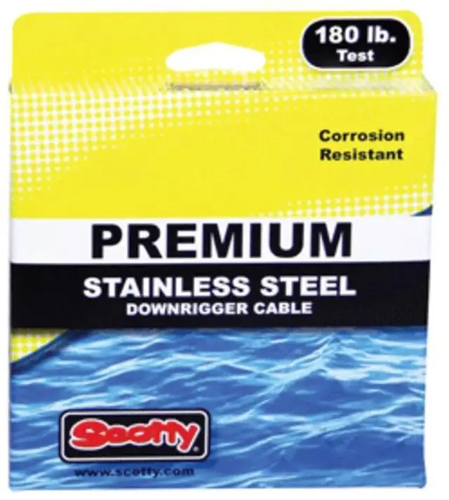 Alt view image 11 of 12 - Scotty 2401K High-Performance SS Downrigger Cable - 300 ft.