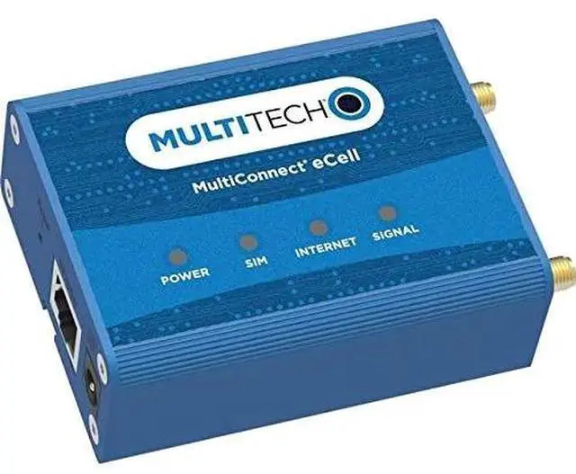 Alt view image 3 of 4 - multi-tech systems lte cat 4 bridge cell to ethernet w/us kit at&t communications mobility comm device