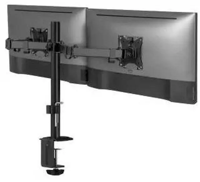 Alt view image 2 of 2 - Mount-It! Desk Mount for Monitor Black Landscape/Portrait MI4752