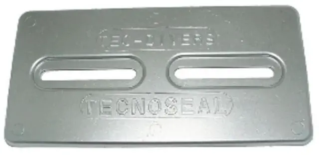 Alt view image 3 of 3 - TECNOSEAL ALUMINUM PLATE ANODE 12" X 6" X 1/2"