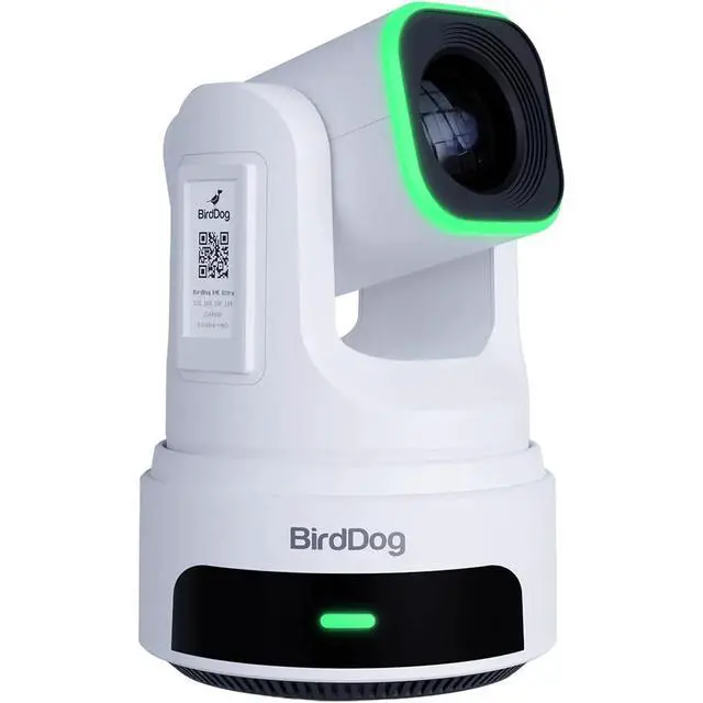 Alt view image 7 of 7 - BirdDog X4E Ultra PTZ Camera with AI Tracking (White)