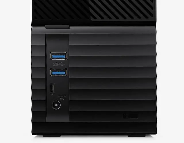 Alt view image 12 of 12 - WD My Book Duo Desktop RAID Storage 36 TB Installed HDD Capacity RAID Supported 0 1 JBOD 3 USB Port 2 USB 3.0 Port Desktop WDBFBE0360JBKNESN