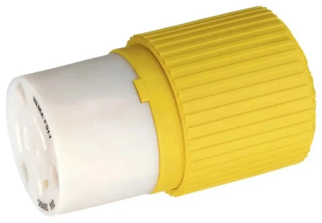 Alt view image 8 of 8 - Hubble HBL328DCC 30A 28V DC Locking Connector Female