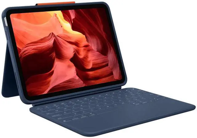 Alt view image 18 of 18 - Logitech RUGGED COMBO 4 Protective keyboard case for iPad (10th gen) 920-011133