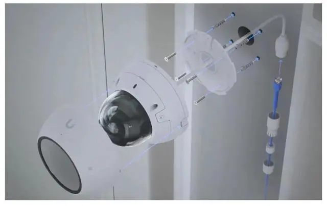Alt view image 8 of 8 - Ubiquiti - AI Dome, 4K PoE dome camera w/ enhanced AI capabilities and long-range IR night vision, white (UVC-AI-Dome-W)