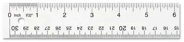 Alt view image 10 of 10 - Westcott See Through Acrylic Ruler 18" Clear 10564