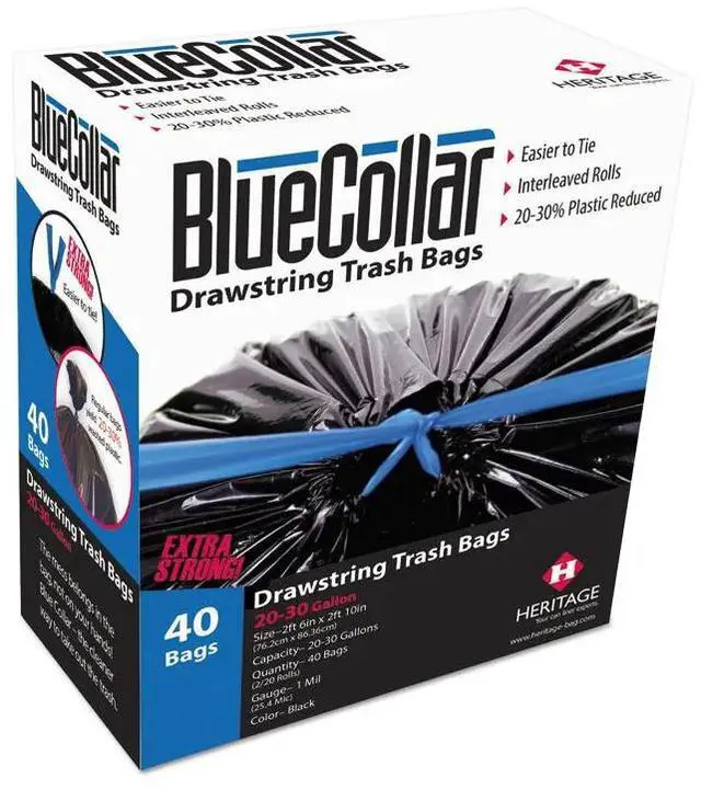 Alt view image 3 of 3 - Bluecollar Liner,Can,13gal,0.8ml,Wht N4828EWRC1