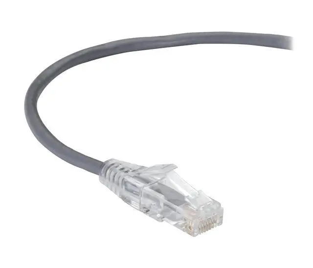 Alt view image 7 of 7 - BLACK BOX C6APC28-GY-03 CAT6A 500-MHZ SNAGLESS 28AWG STRANDED ETHERNET PATCH CABLE - UNSHIELDED (UTP), C