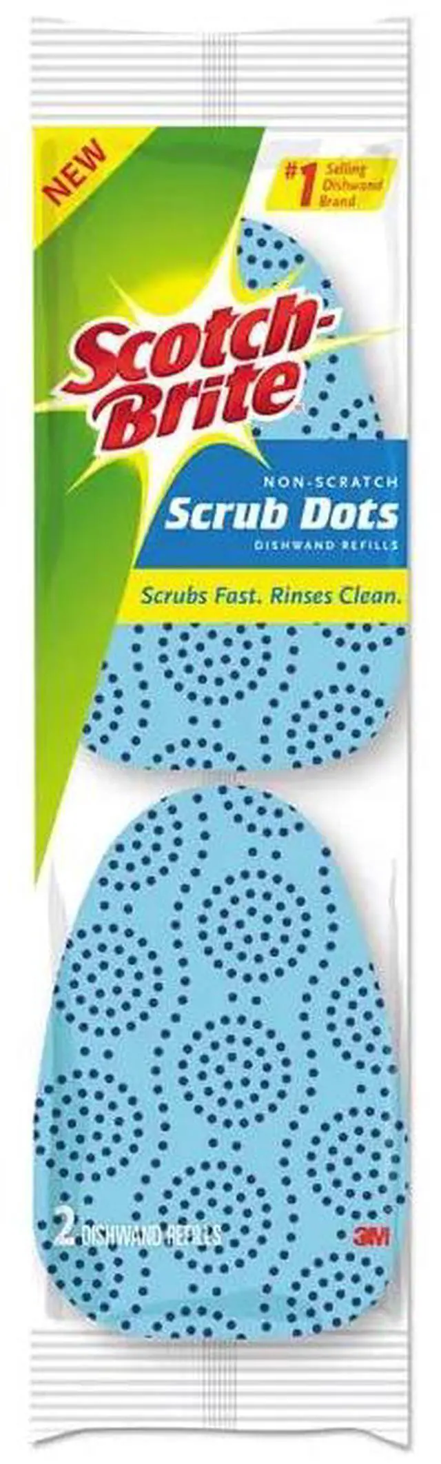 Alt view image 5 of 5 - Scotch-Brite 487-2-7 Heavy Duty Sponge Refill, Blue, 2 Piece