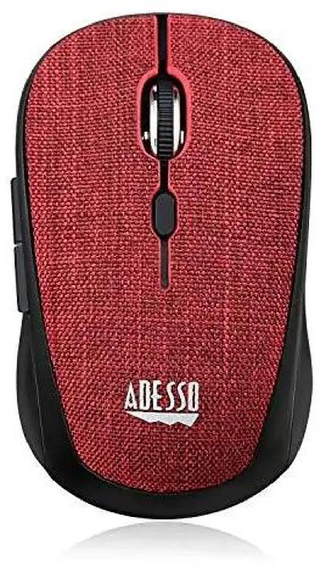 Alt view image 18 of 18 - Adesso iMouse S80R Mini Wireless 5-Button Fabic Mouse Red