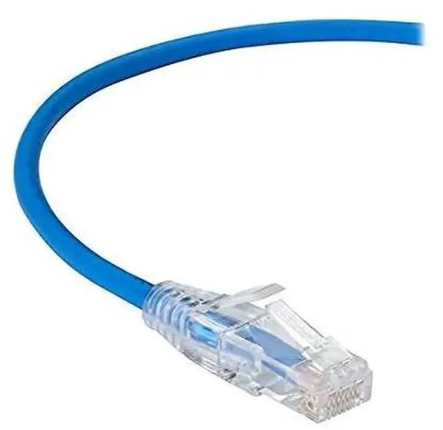 Alt view image 5 of 5 - BLACK BOX C6PC28-BL-03 CAT6 250MHZ STR UTP PVC SNG BL 3FT